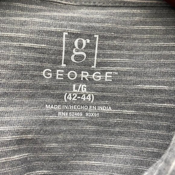 George 100% Cotton One Pocket Polo Size Large - Picture 3 of 4